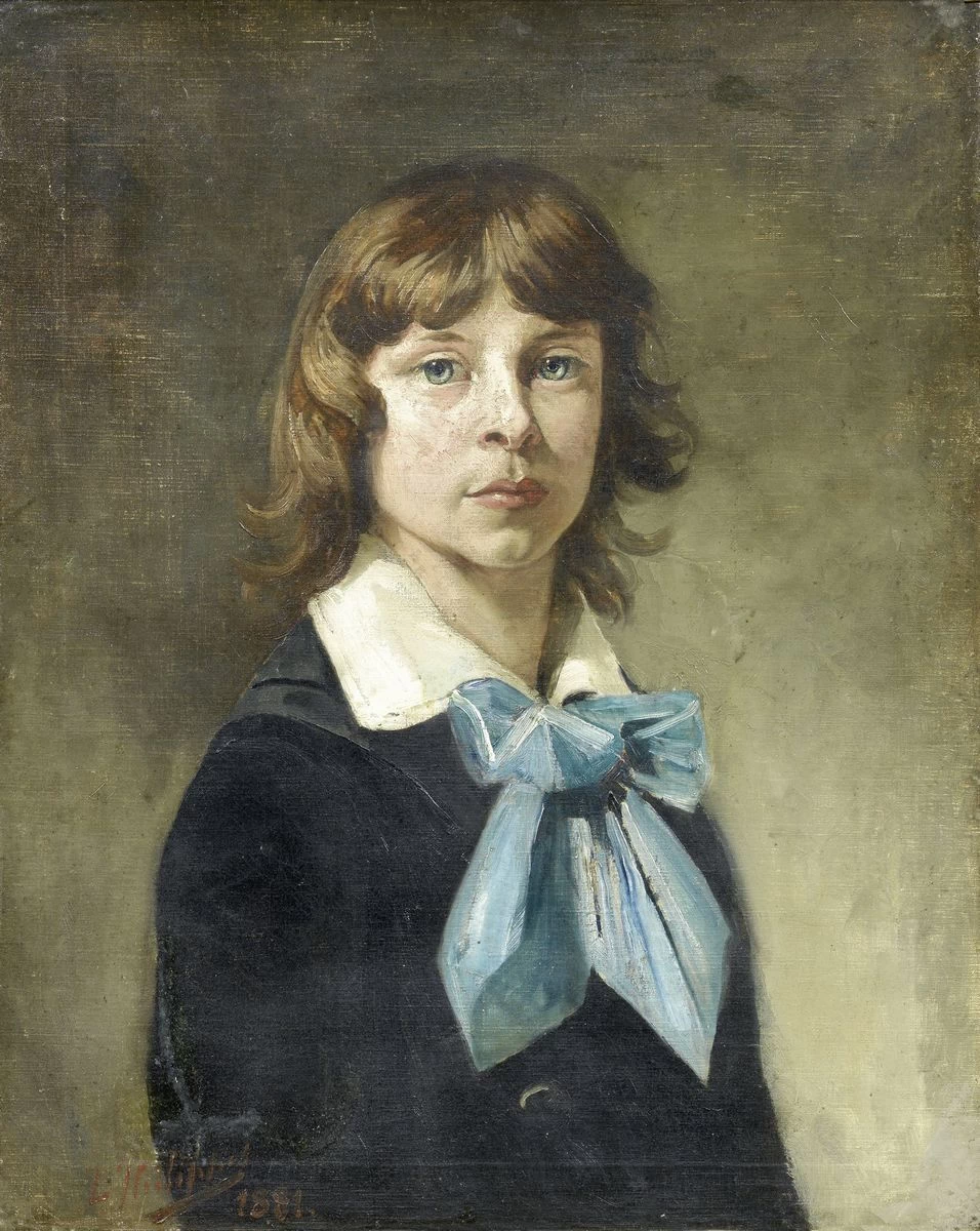 Ritratto di giovane con fiocco, 1881